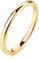 Lisandra Scott Ring Damen Herren Poliert Vorsteckring Stapelring aus Wolfram-Titan | Hochglanzpoliert & Anlaufgeschützt Stapelringe Schlicht mit bequemer Passform Ehering (52, 2mm Gold)