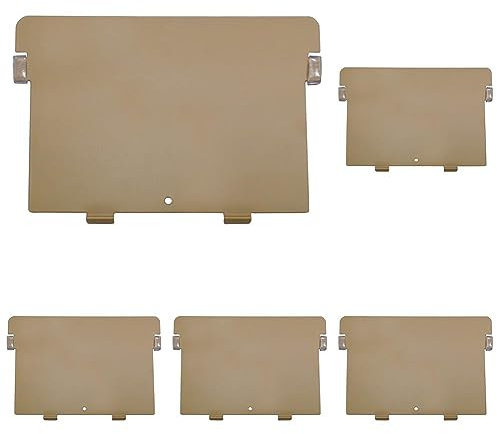 HAN Metall-Stützplatte DIN A5 quer Holz-Karteikästen und Karteitröge, braun, 5 (Packung mit 5)