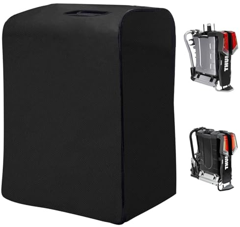 FEIJAZUM Tasche für Thule Easyfold 931 und 933 Fahrradträger, aus 600D Oxford-Gewebe, Fahrradträgertasche für Thule Easyfold XT 2 Kupplungsträger, Schwarz