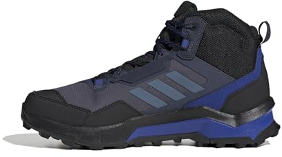 Adidas Uomo Terrex AX4 Mid Gore-Tex Hiking Shoes, Shadow Navy/Wonder Steel/Semi Lucid Blue, 44 EU