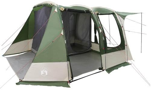 vidaXL Green Waterproof Car Camping Tent - Polyester PU Coating - Road Trips/Festivals - 403x325x209cm