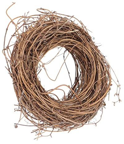 BESPORTBLE Weidenkranz 30 cm Durchmesser - Natürlicher Türkranz Und Wandkranz Im Landhausstil - Ideal Für DIY Weihnachtsdekoration Und Gemütliche Wohnräume Perfekt Für Hochzeiten Und Feste