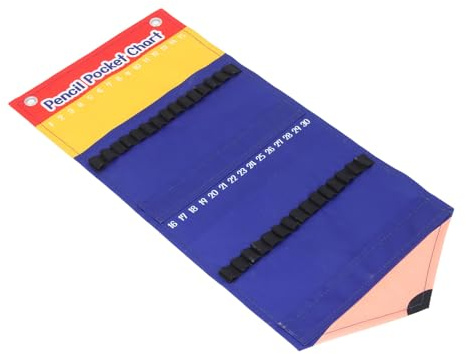ASHATA Graphique de Poche au Crayon, Dispensateur d'organisateur de Slots de Poche de Stationnement au Crayon pour un Enseignant pour la Classe