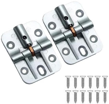 Homeponnew Charnières de table pliables à 180 degrés avec fonction de verrouillage, charnière d'armoire en alliage de zinc pour meubles, armoires, portes pliantes, vis incluses