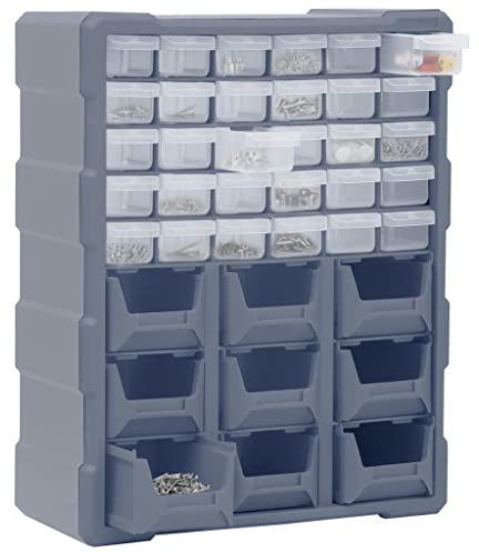 Lumanois Mobile Contenitore con 39 Cassetti 38x16x47 cm, Articoli di ferramenta,Accessori ferramenta,Conservazione/Ordine Attrezzi,Cassette degli Attrezzi, 3.07kg-149604