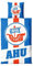 FC Hansa Rostock Bettwäsche Set ** AHU **, Kopfkissenbezug 80 x 80 cm und Bettdeckenbezug 135 x 200 cm, mit Reißverschluss, 100% Baumwolle