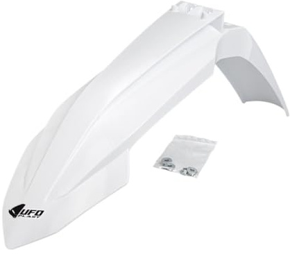 UFO PLAST VORDERER KOTFLÜGEL WEISS 20-24 Ktm EXC-F 500 2024-2024, Weiß, Keine Größenangabe