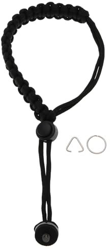 Create idea Correa de Muñeca para Cámara con Tornillo Anillo D de 1/4 Correa de Mano Ajustable para Cámara Cordón Compatible con Insta 360 X3 Palos para Selfies Cámaras de Acción Color Negro