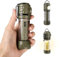 BougeRV Campinglampe aufladbar, LED Campinglampe 500 LM, Umgebungslicht, Taschenlampe, IPX4 wasserdicht, Typ-C Aufladung, Camping Laterne für Camping, Garten, Stromausfällen, Party