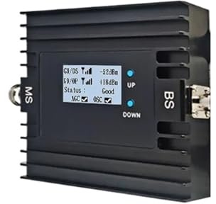 4G 5G Signalförstärkare Repeater 2G 3G GSM Mobilförstärkare LTE700, LTE800, EGSM900, DCS/LTE1800 Appövervakning Bredare täckning(850-AWS1700Mhz B5-B4)