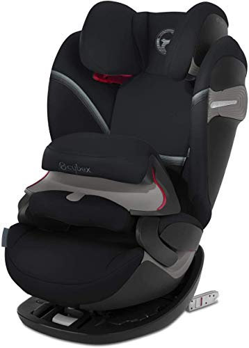 Cybex Gold Pallas S-Fix 2-in-1 Child's Car Seat, for Cars With and Without ISOFIX, Group 1/2/3 (9-36 kg), From Approx. 9 Months to Approx. 12 Years, Deep Black