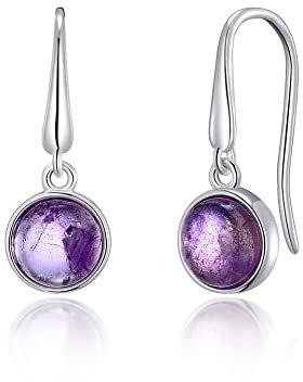 Philip Jones Amethyst Drop Earrings