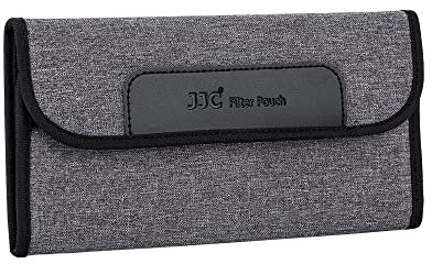 JJC 4 tasche per filtro obiettivo fotocamera diametro 82 mm, in neoprene elastico, con panno in microfibra