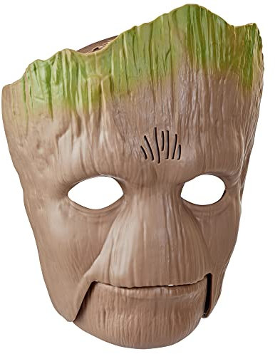 Marvel Guardians of The Galaxy Vol. 3 Groot Rollenspielmaske, sprechende Groot Maske, Superhelden-Maske, Rollenspielzeug