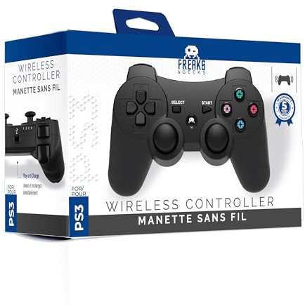 Mando inalámbrico PS3 + cable de carga 1M-negro