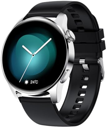 ASVILSmart Watches for Mens,Bluetooth Call Sports Smartwatch with Text/Heart Rate/Blood Oxygen/Sleep Monitor,Fitness Tracker 5ATM Waterproof Pedometer Outdoors Military Watch for Android Phones,I