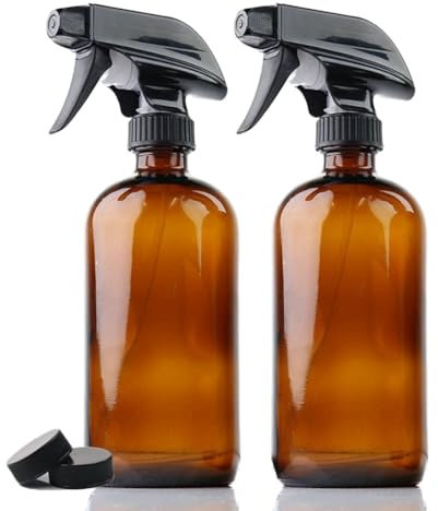 VIVIIHOO Flacon pulvérisateur de 500 ml, flacon pulvérisateur en plastique vide, bouteille de spray, bouteille de pulvérisation d'eau, très adaptée pour les plantes, le nettoyage, la coiffure, la