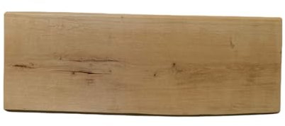 Badewannenablage aus Eichenholz – Natur, Handgefertigt, Ohne Aussparung – Rustikales Badebrett (80CM)