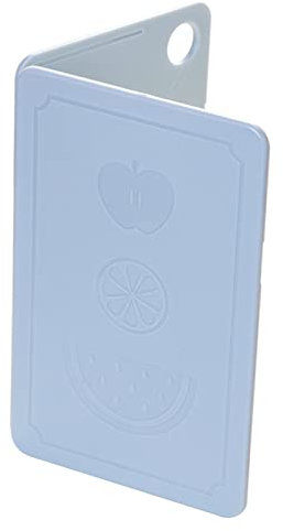Pliage de planche à découper, planche à découper en plastique pliable, planche à découper flexible multifonction (Nordic Grey Blue 20x12.5x0.8cm)