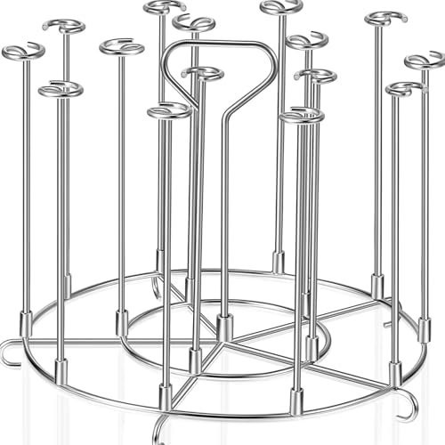 Yolispa Air Fryer Skewer Stand Kebab Grill Skewers with Holder Fits for 8 Quart Pressure Cookers