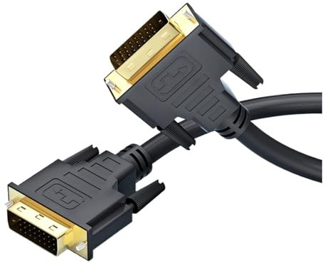 Höghastighets-DVI-kabel 1M, 1.8M, 2M, 3M Guldpläterad kontakt Hane-Hane DVI till DVI-kabel 1080p for LCD DVD HDTV XBOX(10m)