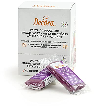 Decora 0310184 Pasta De Azúcar Violeta 100 G