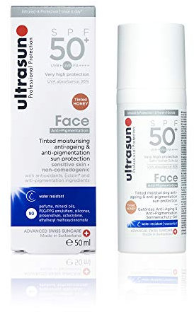 Ultrasun, Face AntiPigmentation Tinted SPF50+ 50ml, Honey, 50 ml