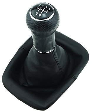 Schaltknauf Schaltsack Rahmen 23mm Durchmesser 5 Gang kompatibel/Ersatzteil für Golf 4 Bj. 1997-2005 1,4/1,6/1,9 Liter Benziner & 1,9 SDI und viele mehr .. Beschreibung lesen