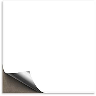 10 Stück Fliesenaufkleber weiß 15x15 cm matt, Klebefolie für Fliesen in Küche & Bad, Fliesen einfach überkleben mit selbstklebender Fliesenfolie