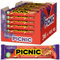 Cadbury PICNIC 36 x 48,4g, Schokoriegel Großpackung, Schokoladen Riegel mit Erdnüssen, Rosinen und Karamell, 37 einzeln verpackte Riegel