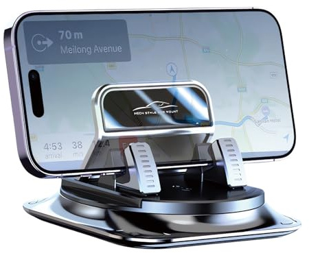 YGLAICAI Porta Cellulare Auto, [Aspirazione Ultra Potente Universale] Supporto Telefono Auto Cruscotto 360 Gradi Girevole Antiscivolo Car Phone Holder Accessori per Smartphone da 4-7