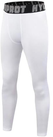 HYCOPROT Pantalones de Compresión para Niños Tights Leggings Transpirables Niños Mallas de Compresión de Secado Rápido Ropa Interior para Correr Fútbol y Baloncesto