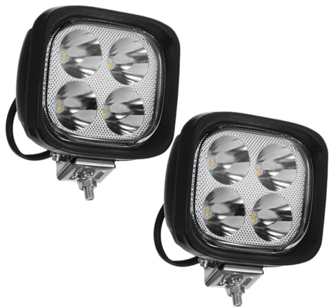 MUSISALY 2 pièces Lumières LED de Travail pour Chariot Élévateur Phare Principal Super Lumineux Assemblage et Léger Compatible Multiples Modèles Installation Facile