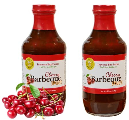 Traverse Bay Farms BBQ Sauce (Cherry, 2 Bottles)