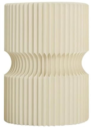 YJEUZCD Cartón Cilindro Soportes para Fiesta, Redondo Pedestal Pedestal, Plegable Cumpleaños Boda Papel Columnas, Flor Pedestal Soportes Mostrar Decoración Mesa(15.7x5.9 in)