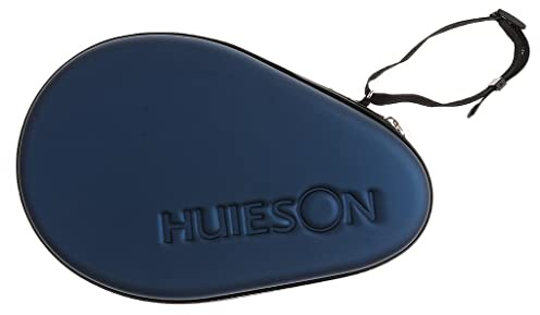pistro Waterproof Shock-Proof Table Tennis Racket Hard Case - Ping Pong Paddle Cover Carry Bag - Dark Blue or Silver