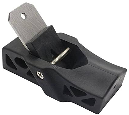 Pialla di levigatura, Mini pialla a mano for lavorazione del legno, pialla piatta, pialla a mano for falegname, attrezzo fai da te for la lavorazione del legno, rosso(Black)