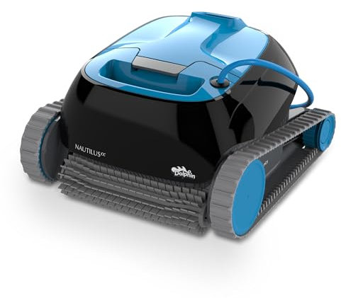 Dolphin Nautilus CC Robot pulitore automatico per piscina interrata e fuori terra fino a 10m - Pulizia pareti e fondo - Efficienza energetica
