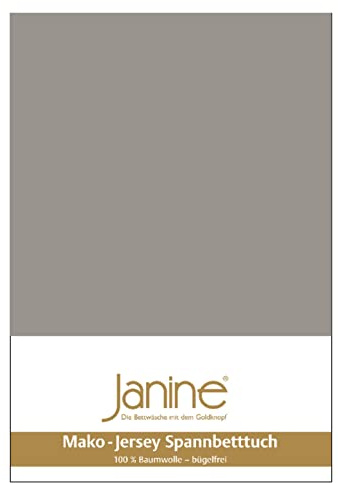 Janine Lenzuolo con angoli elasticizzati 5007 in jersey makò 90/190 fino a 100/200 cm, vulcano Fb. 77