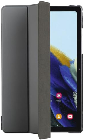 Hama Hülle für Samsung Galaxy Tab A8 10.5 (aufklappbares Case für Samsung Tablet 10,5 Zoll/26,4 cm A 8, Schutzhülle mit Standfunktion, transparente Rückseite, magnetisches Cover) grau