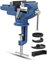AllRight Schraubstock Klein 80mm Tischschraubstock Drehbar Klemmschraubstock für Werkbank Mini Spannweite