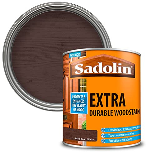 WALLPAPER EMPIRE Sadolin - Extra Durable Woodstain - Advanced UV Protection (Jacobean Walnut)