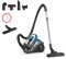Amazon Basics Aspirateur Traineau sans Sac 1.7L Compact Ultra-Léger avec Brosse Triple Action, Filtre HEPA, 850W, pour Tapis et Sols Durs, Noir et Bleu