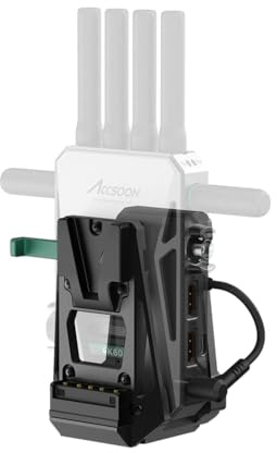 Accsoon ACC32 V-Lock Adapter/Aluminum Alloy/Lightweight/CineView Master 4K/CineView 2 SDI Wireless Transmitter