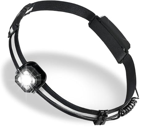 Ceinture de course à pied – Lumière de taille de course de nuit rechargeable par USB | Ceinture de course réfléchissante réglable avec 1000, lumière de jogging étanche, lampe de sécurité pour