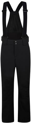 Ziener Herren TAZLIN-Z Ski-Hose/Schnee-Hose | wasserdicht, warm, Träger, Black, 52