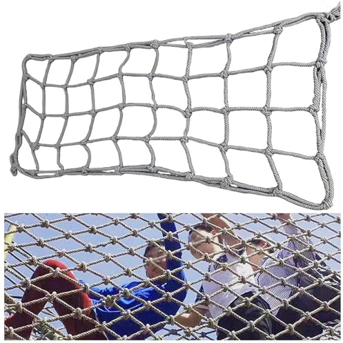 Climbing Cargo Net,Climbing Frame Net, Climbing Net Rope For Playground Balcony Treehouse Multiple Sizes(3.3*10ft)