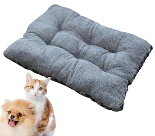 Generisch Plush Dog Bed - Soft House Cat Bed | Cosy Cat Dog Sleeping Place for Winter | Non-Slip Comfortable Washable | Perfect for Small Dogs and Cats Indoor and Outdoor
