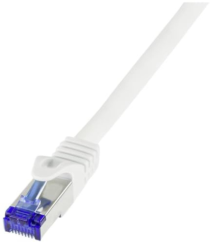 Logilink C6A091S RJ45 Cat 6a S/FTP 10 m White 1 pc(s)