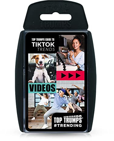 Top Trumps Guide to TikTok Trends Specials Kartenspiel, Spielen Sie mit 30 ikonischen mundgerechten Trends der letzten Jahre, pädagogisches Geschenk und Spielzeug für Jungen und Mädchen ab 14 Jahren,